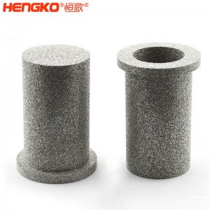 不锈钢除尘滤筒_金属粉末烧结滤芯_多孔烧结金属滤杯