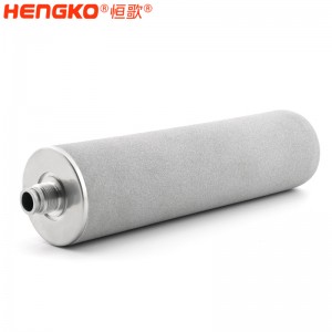 多孔316L不锈钢过滤器_定制高精度烧结滤芯