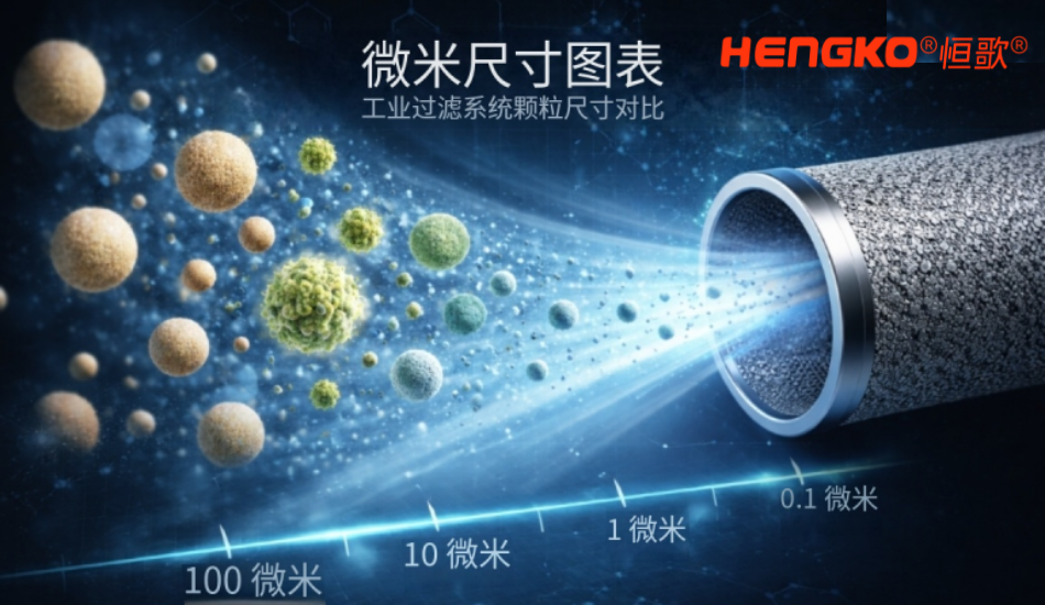 微米尺寸表：工业过滤系统的颗粒尺寸比较！