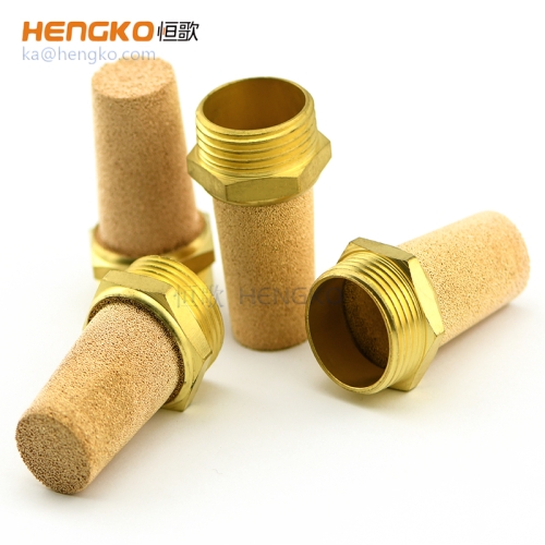 HSC型烧结铜气动排气消声器 1/8″ 