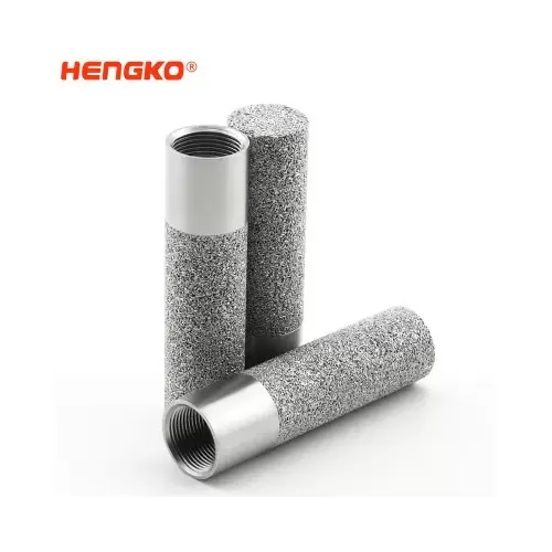 烧结多孔金属不锈钢传感器外壳，用于工业温